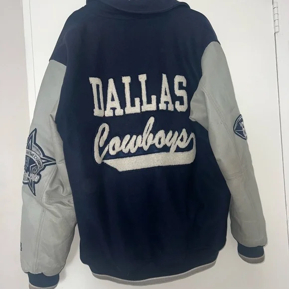 Vintage Dallas Cowboys Varsity Jacket - Picture 2 of 12